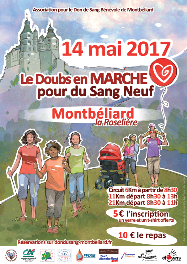 Le Doubs en Marche pour du Sang Neuf